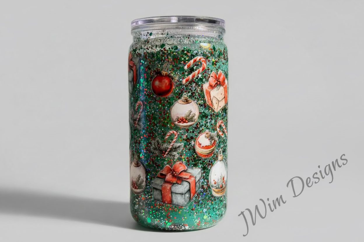 16 oz Glitter Flow Acrylic Tumbler