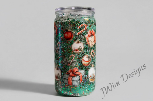 16 oz Glitter Flow Acrylic Tumbler